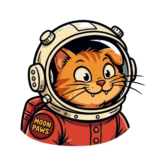 Ginger Cat Grinning in Round Helmet