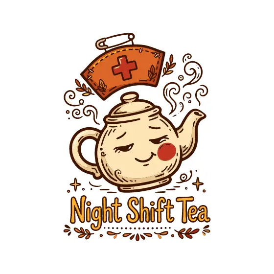 Sleepy Teapot With Nurse Cap