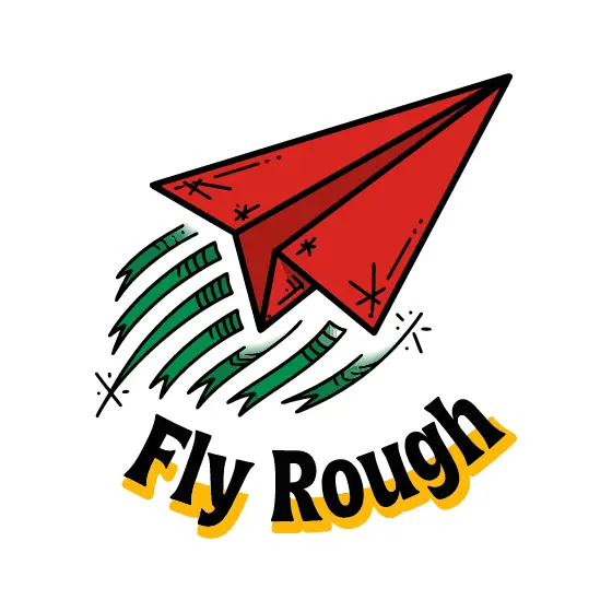 Diagonal Paper Airplane With Streaked Trails