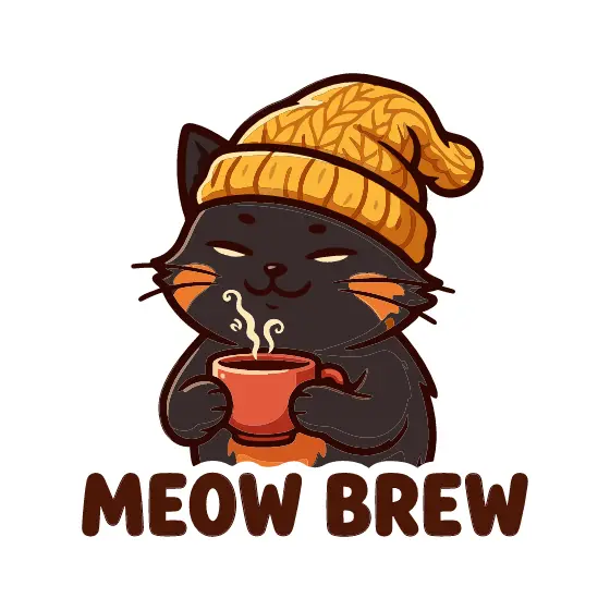 Black Cat Beanie Teacup Smug