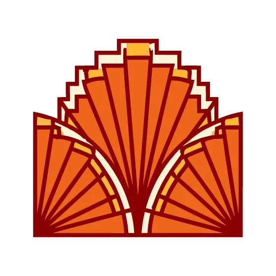 Deco Fan Shell Motif