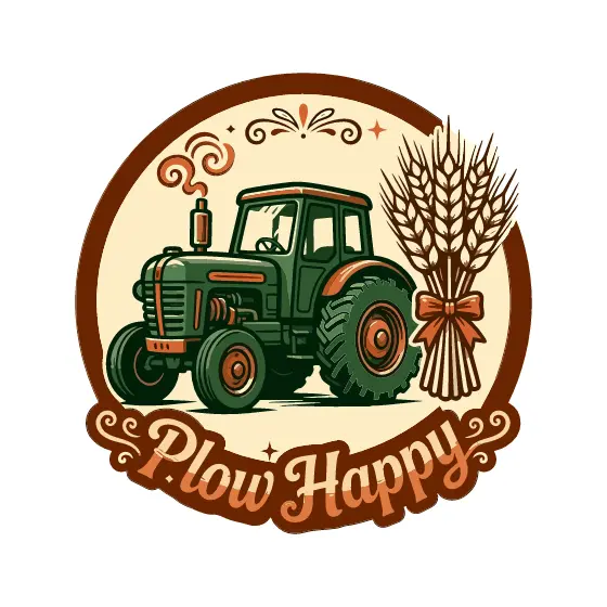 Cream Badge With Green Tractor