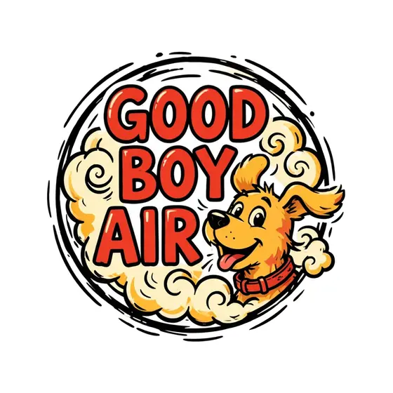 Good Boy Air Cloud Badge