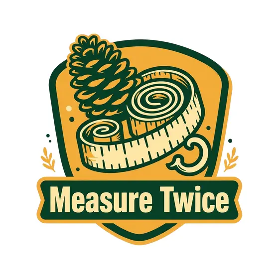 Coiled Tape and Pine Cone on Shield