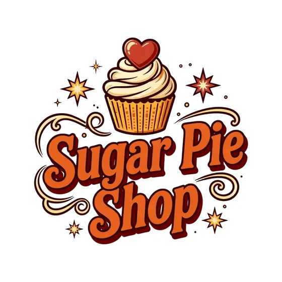 Orange Sugar Pie Cupcake Badge