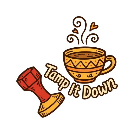 Red Tamper With Heart Steam Cup