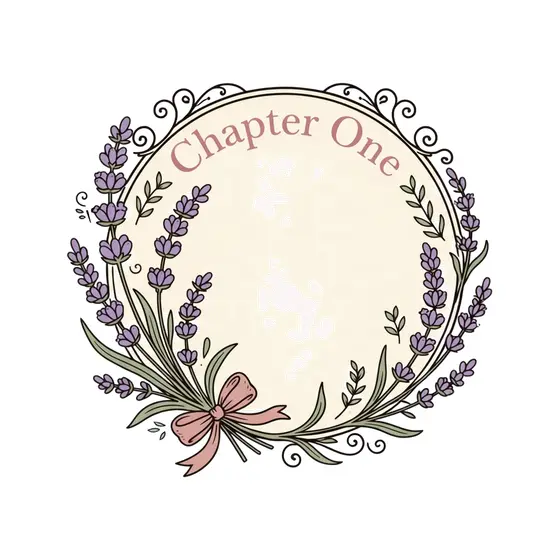 Lavender Wreath With Pink Bow