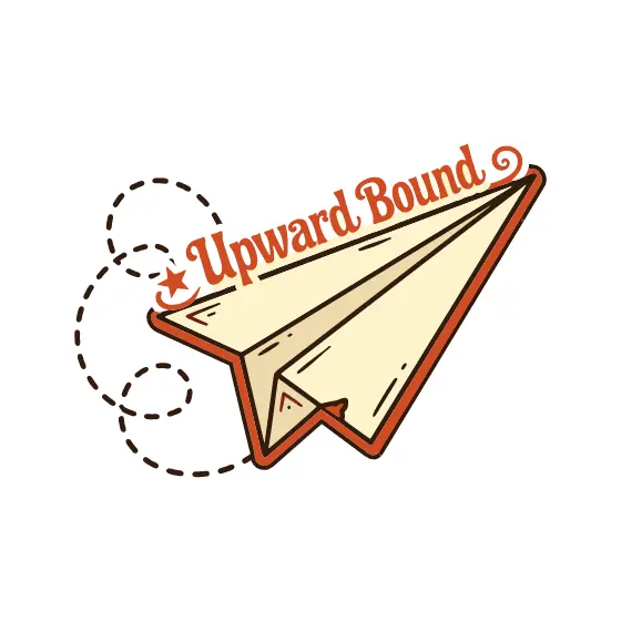Cream Paper Airplane With Red Loop Trail