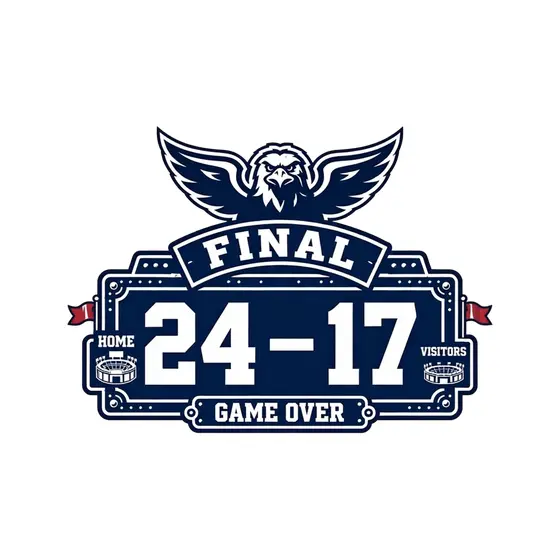 Eagle Scoreboard Final 24-17