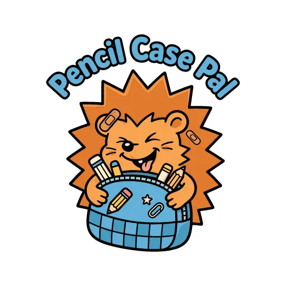 Winking Hedgehog With Bandages and Case