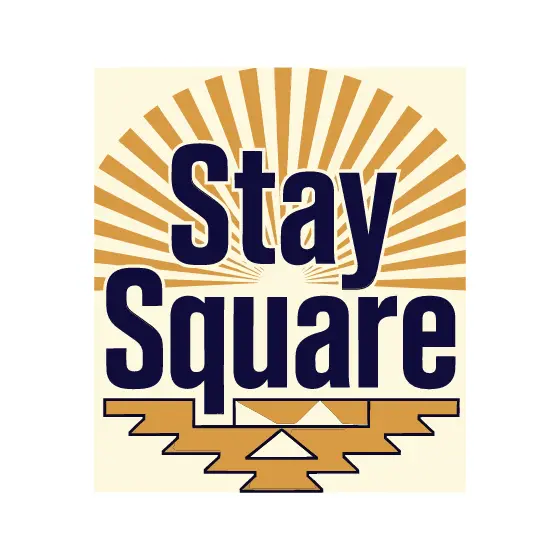 Stay Square Sunburst With Stepped Base