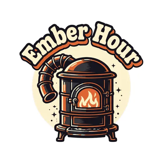 Rounded Barrel Stove With Ember Hour