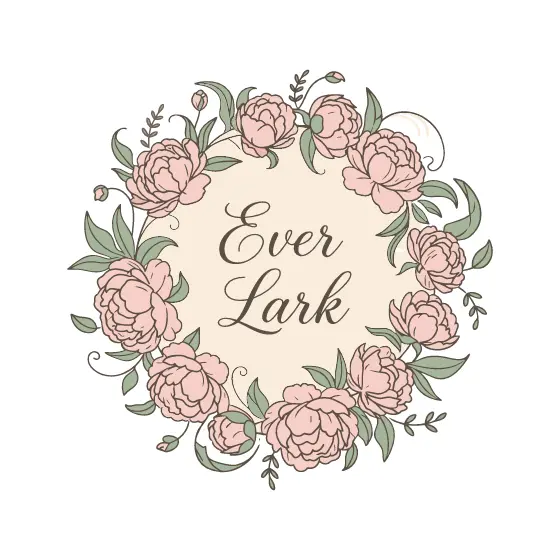 Blush Peony Wreath With Script Name