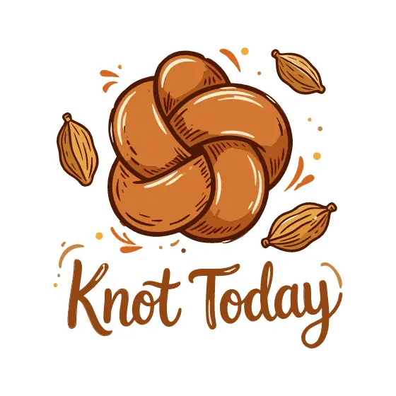 Cardamom Knot Bun With Scattered Pods