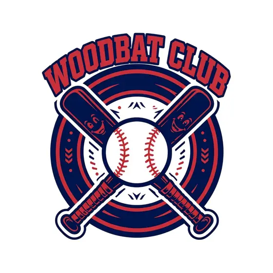 Woodbat Club Smiling Bats Emblem