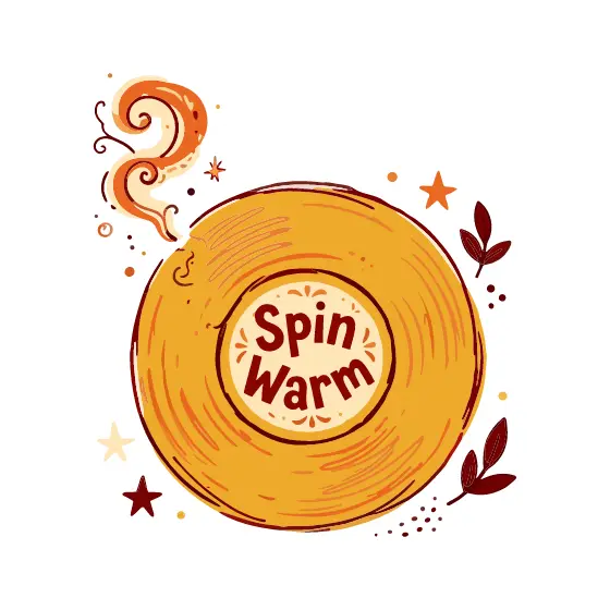Spin Warm Golden Vinyl With Orange Steam