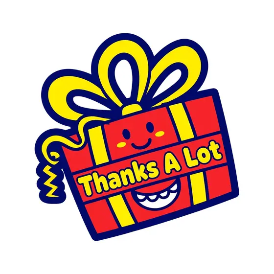 Goofy Gift Box With Thanks A Lot