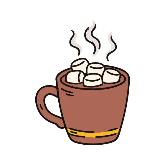 Cocoa Mug With Mustard Stripe