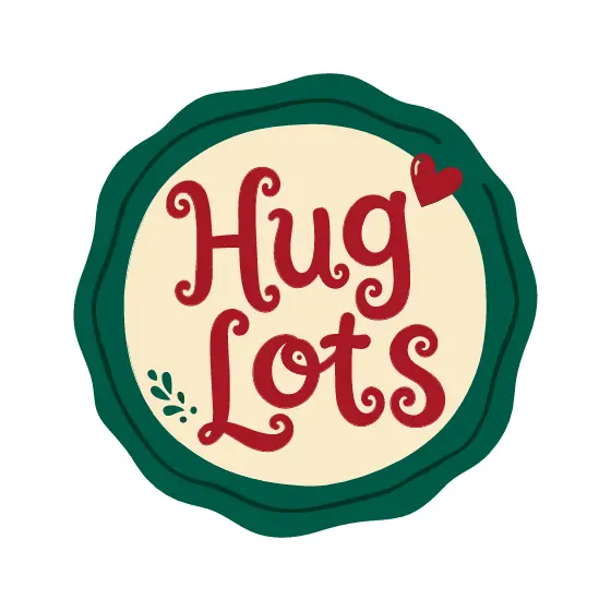 Green Badge With Red Hug Lots Script