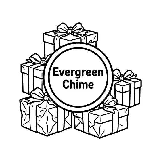 Evergreen Chime Badge Lower Right Boxes