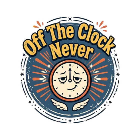 Winged Clock with Sunburst Badge