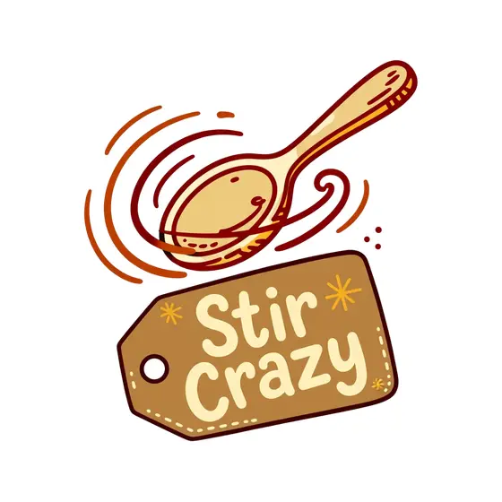 Stir Crazy Spoon Over Tag