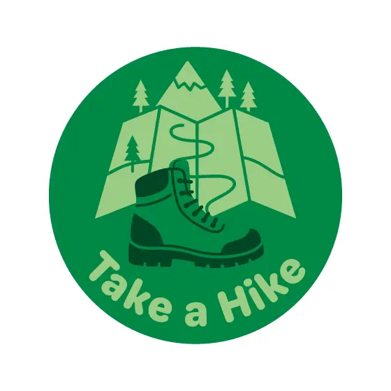 Take a Hike Green Mountain Badge