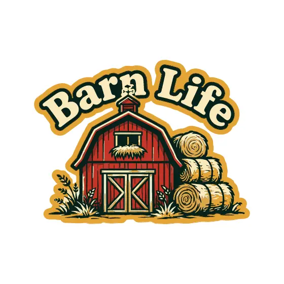 Barn Life Arched Red Barn