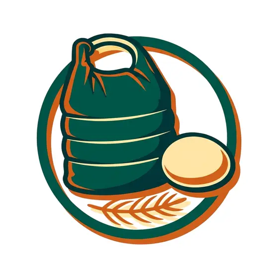 Green Dry Bag Beside Stone