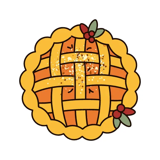 Lattice Pie With Cinnamon Dusting