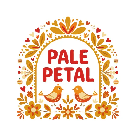 Red Pale Petal Arch with Birds