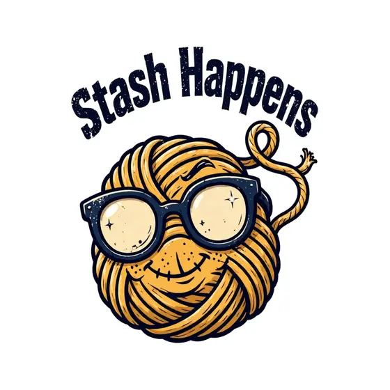 Mustard Yarn Ball in Sunglasses