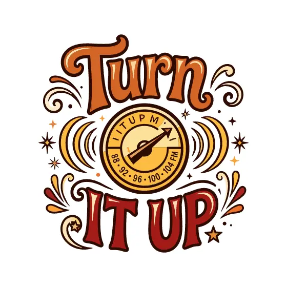 Turn It Up Radio Dial Design