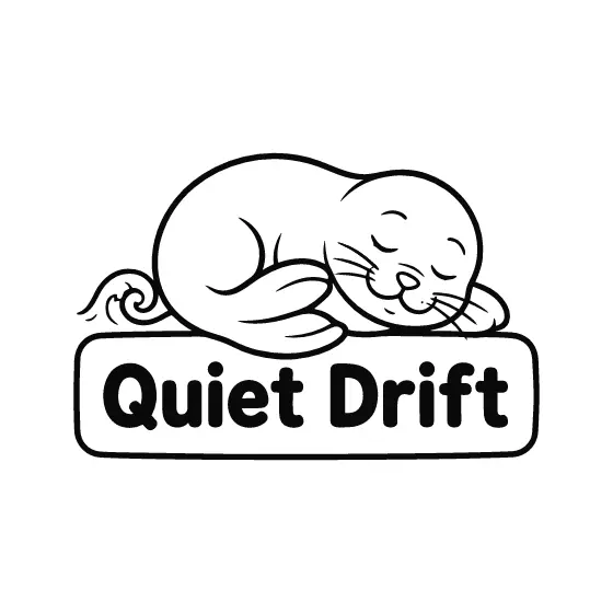 Sleeping Seal Atop Quiet Drift Banner