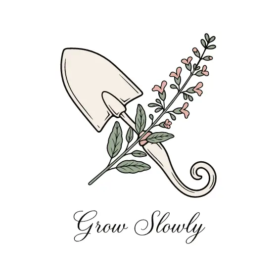 Garden Trowel With Sage Sprig