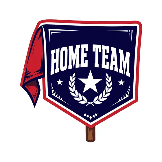 Navy Pennant With Laurel Star