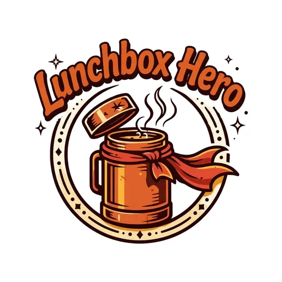 Orange Thermos Hero In Cream Ring