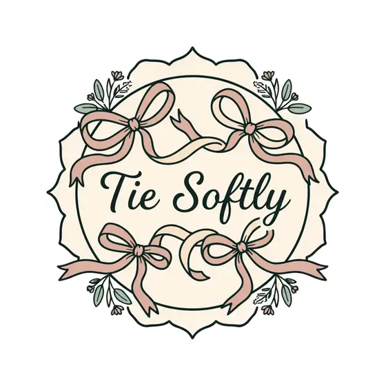 Ornate Badge With Layered Bows and Lace Frame