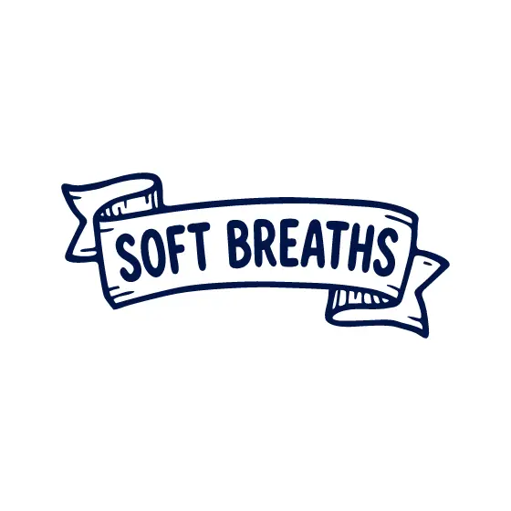 Ribbon Banner Soft Breaths Flat Ends