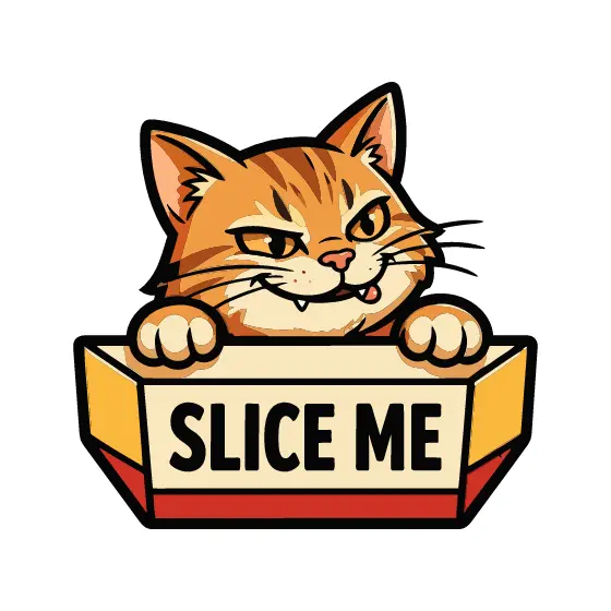 Orange Tabby Cat In Pizza Box