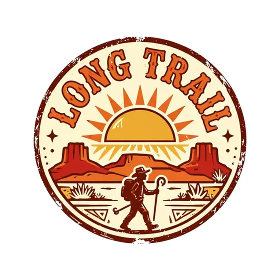 Long Trail Hiker Circular Badge