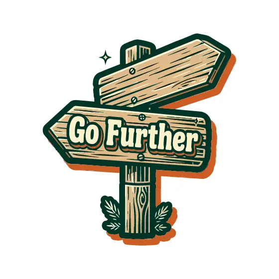 Double Arrow Go Further Sign