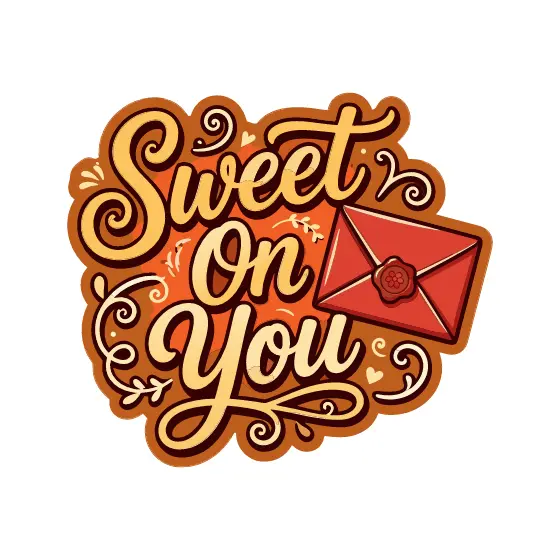 Sweet On You Script With Love Letter