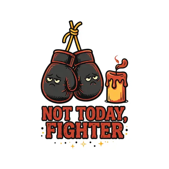 Sheepish Boxing Gloves With Candle
