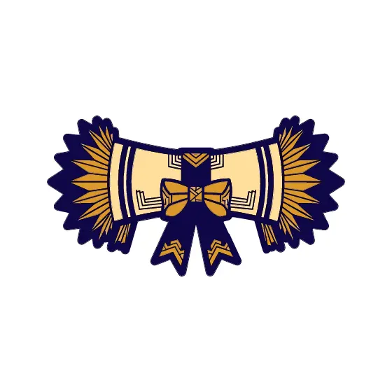 Navy Diploma Scroll With Ribbon Bow
