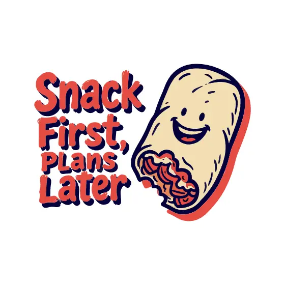Smiling Burrito Bitten Left Side