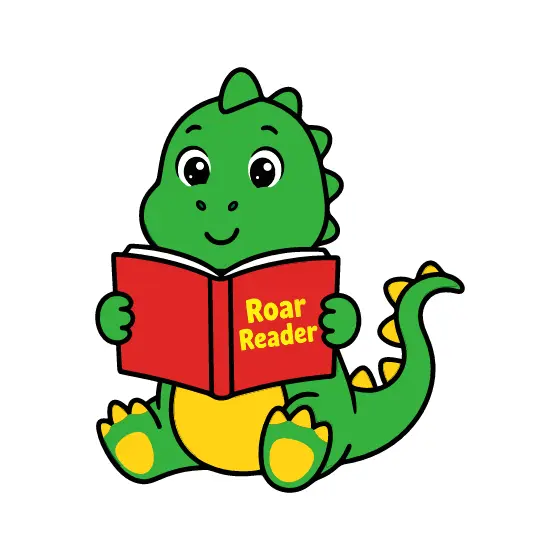 Green Dinosaur Reading Roar Reader Book
