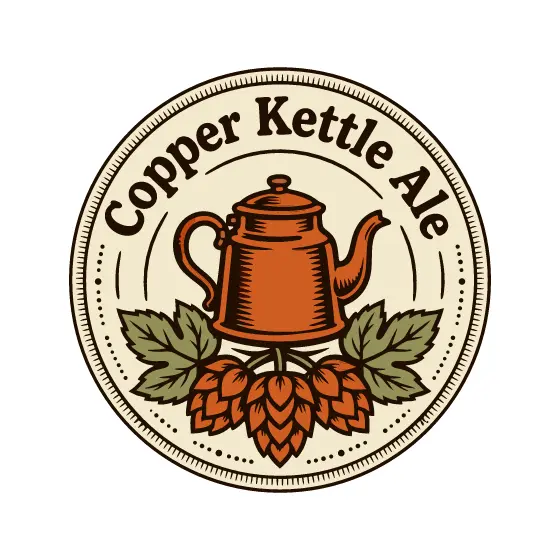 Copper Kettle Ale Beer Label Badge