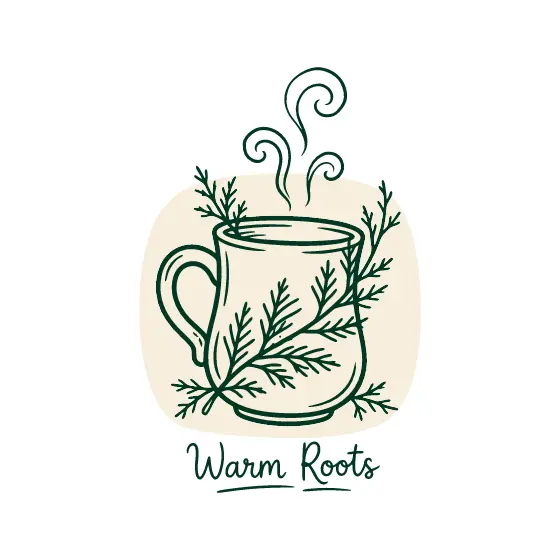 Tall Mug With Cedar Branches