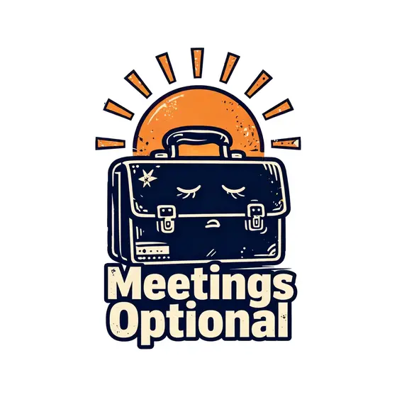 Radiating Sun Briefcase With Meetings Optional
